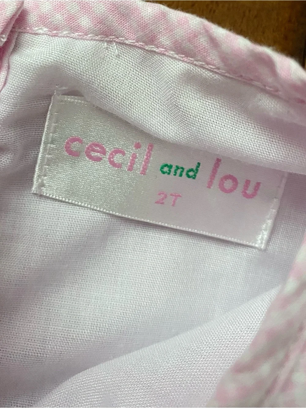 Cecil and Lou Boutique Pink Gingham Smocked Turkey Thanksgiving Romper Size 2t